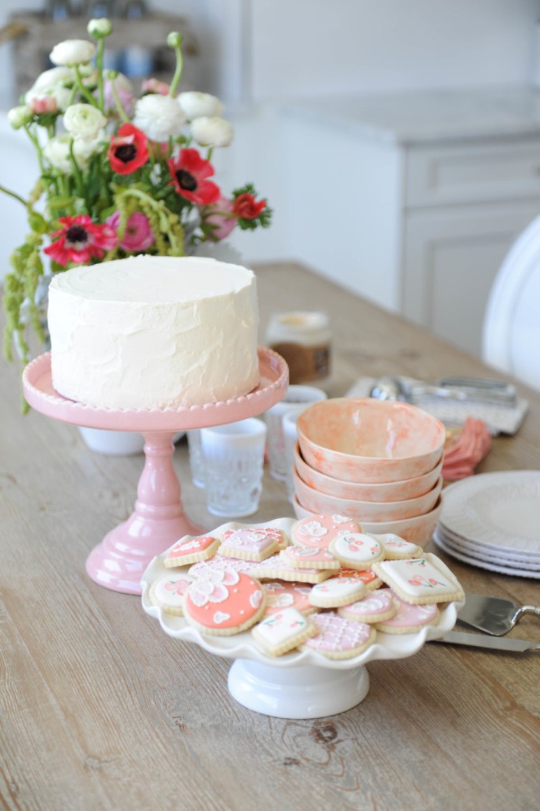 Blanco y rosa en casa de una blogger canadiense