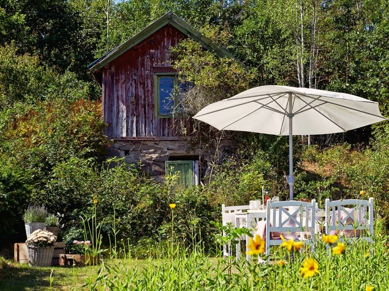 Una luminosa casa Country Chic donde relajarse