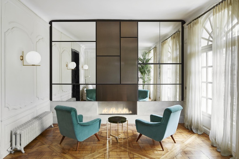 Un apartamento clásico pero moderno