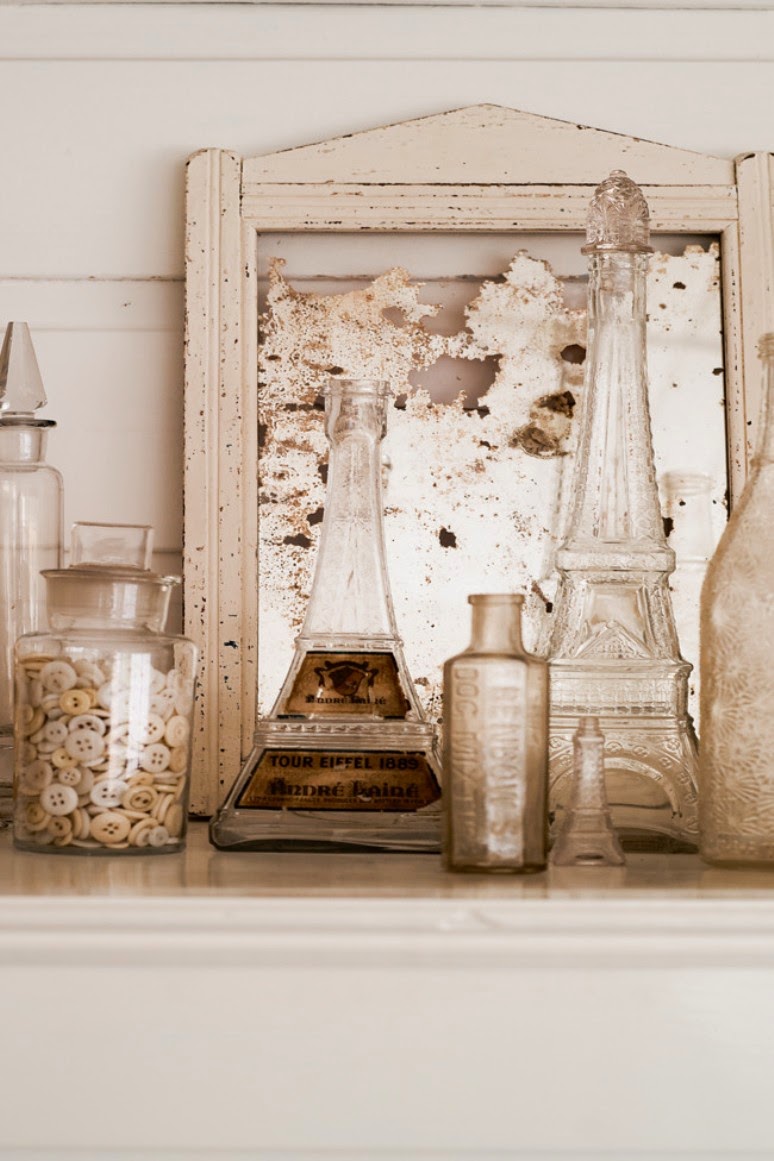 Una casa Shabby Chic en blanco