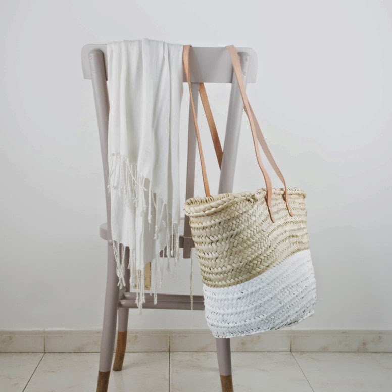 Una casa Shabby Chic en blanco