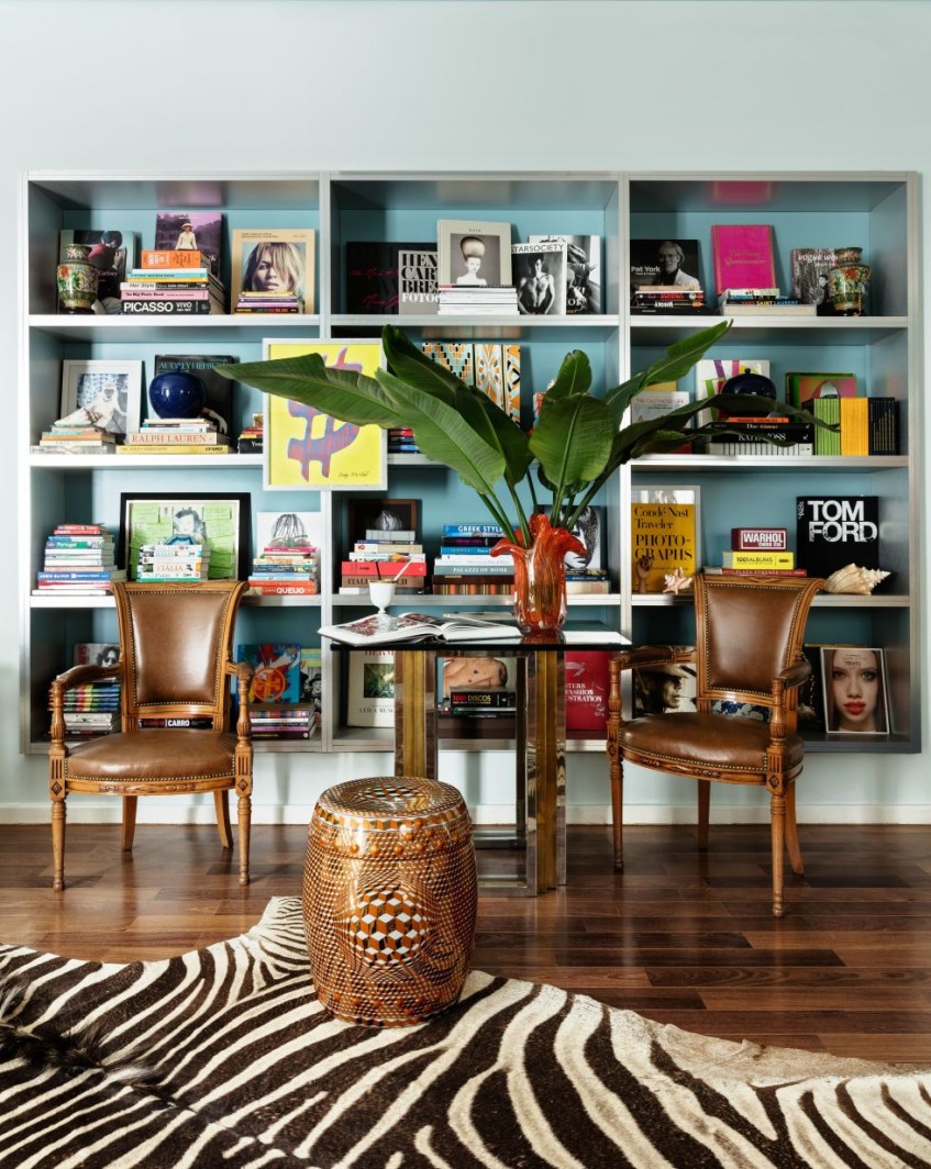 Un dúplex suntuoso y colorido en el corazón de São Paulo