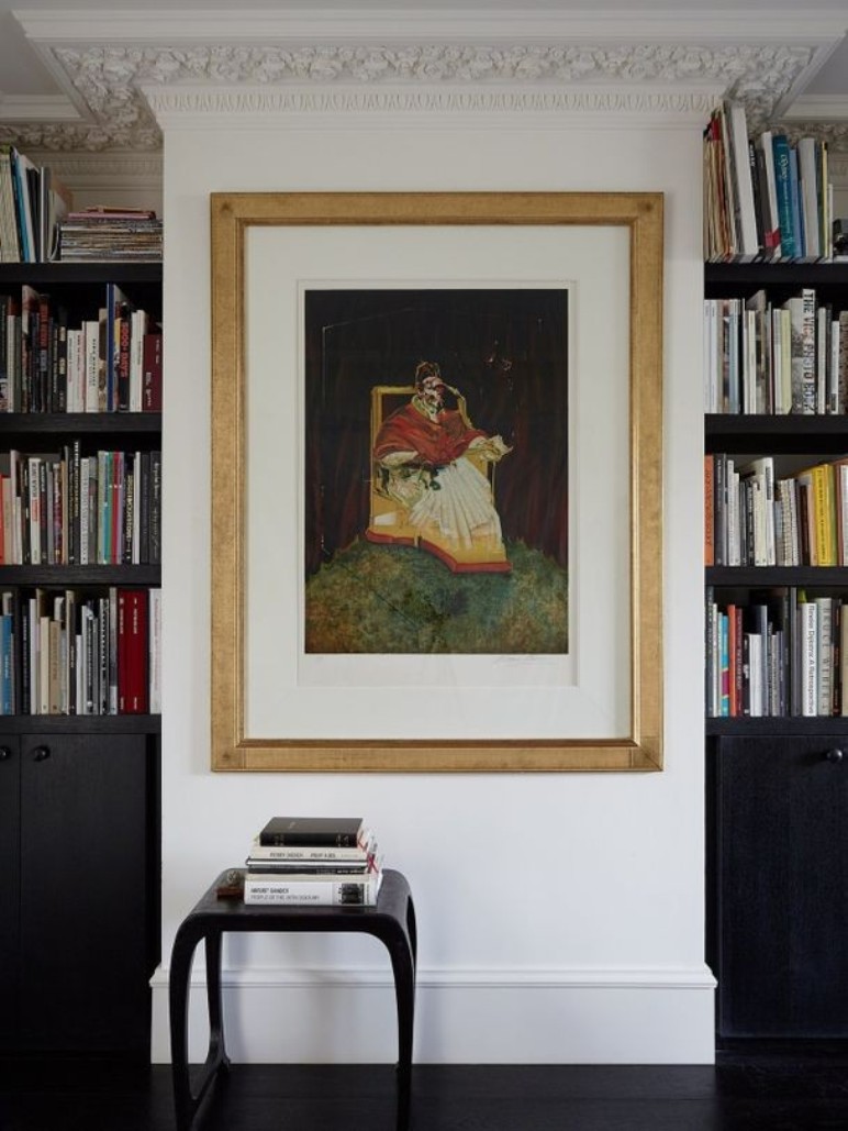 Arte y libros para una casa elegante y creativa