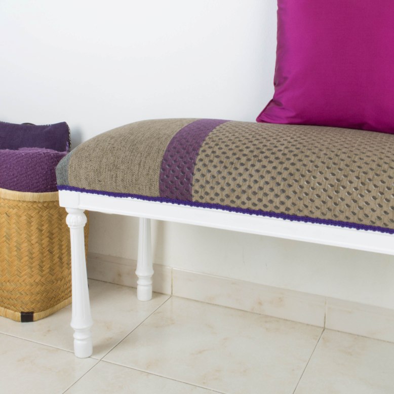 Transformar y retapizar una banqueta de forma tradicional