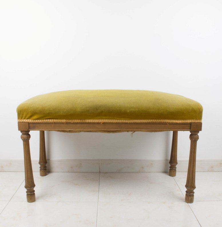 Transformar y retapizar una banqueta de forma tradicional