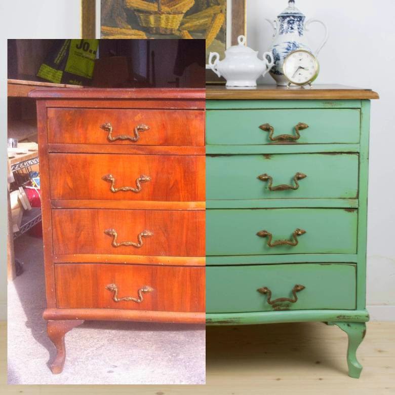Cómo transformar una cómoda antigua y darle un aire inglés