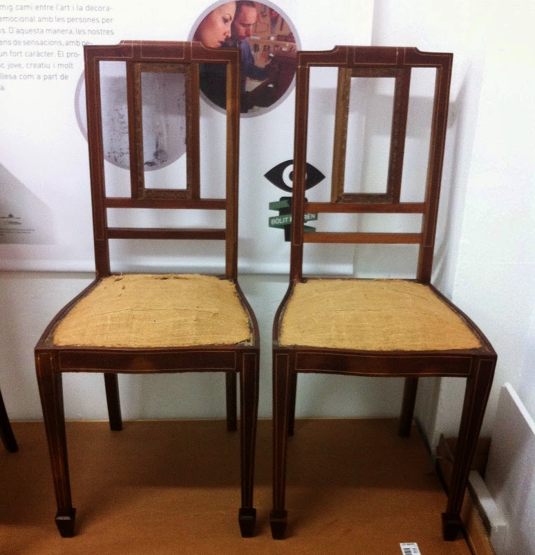 Cómo actualizar una pareja de sillas inglesas de caoba