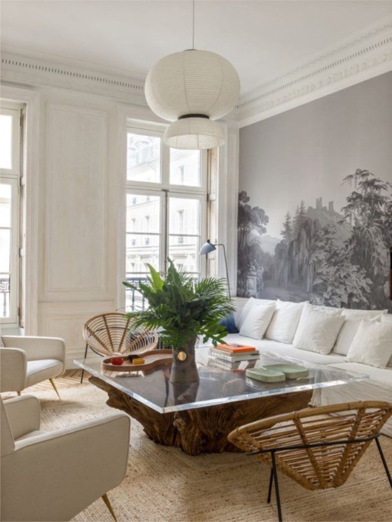 Un elegante apartamento de vacaciones en París