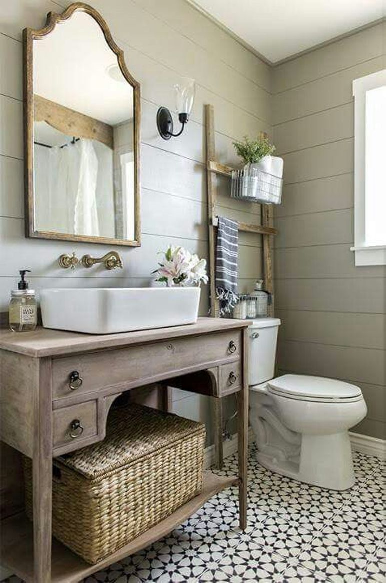 Cómo reutilizar un mueble antiguo como lavabo