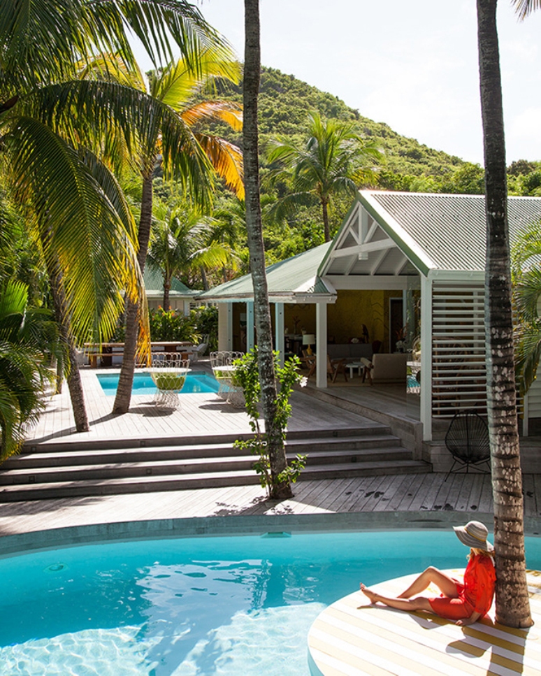 Vámonos al paraíso Villa La Banane en Saint Barthelemy Negocios bonitos