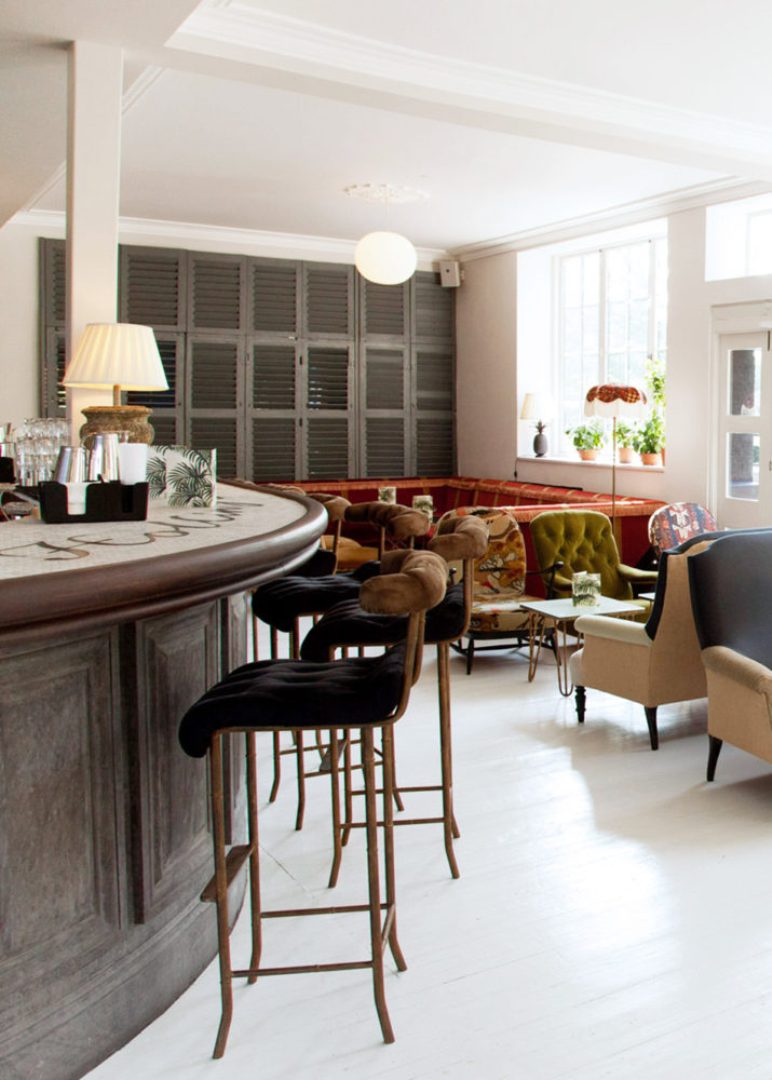 Un brunch en un invernadero