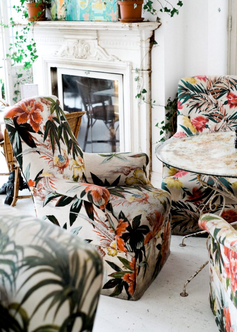 Un brunch en un invernadero