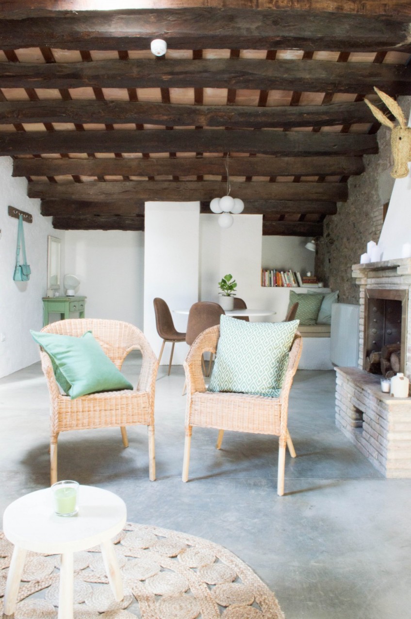 Un apartamento vacacional en el Empordà por Antic&Chic