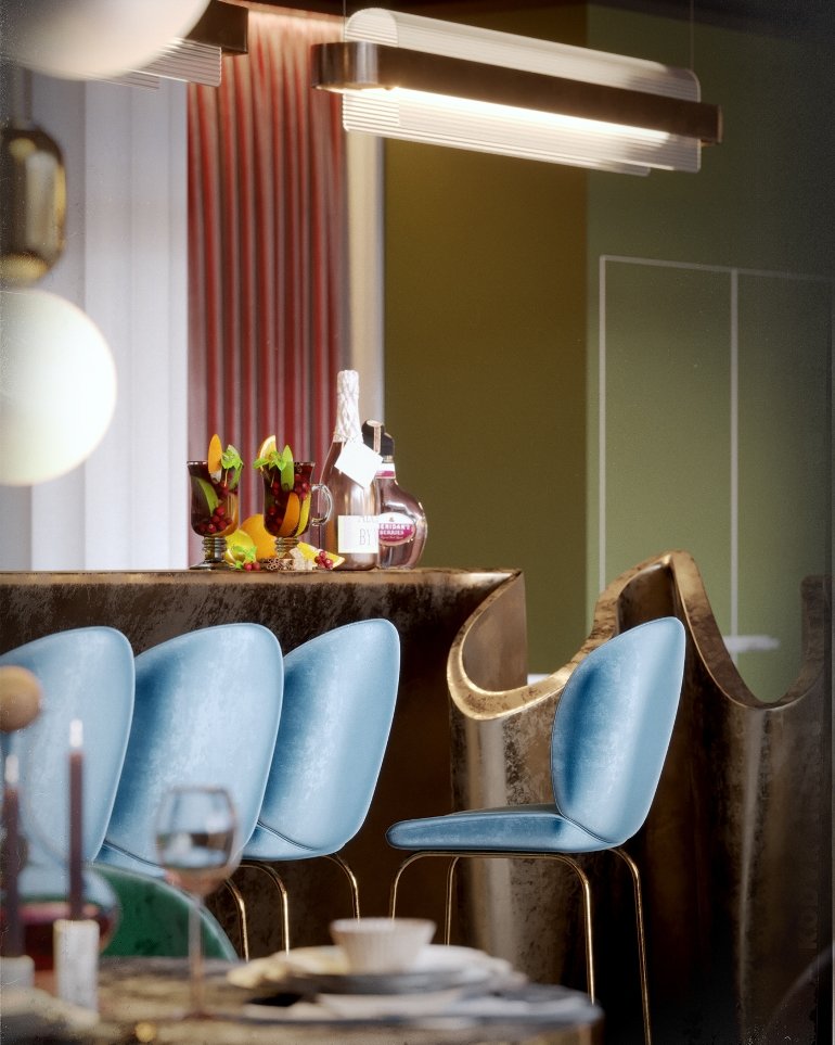 Un restaurante panadería que mezcla el estilo industrial con el Chic