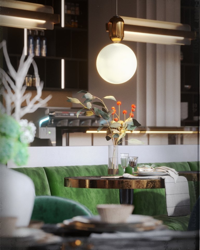 Un restaurante panadería que mezcla el estilo industrial con el Chic