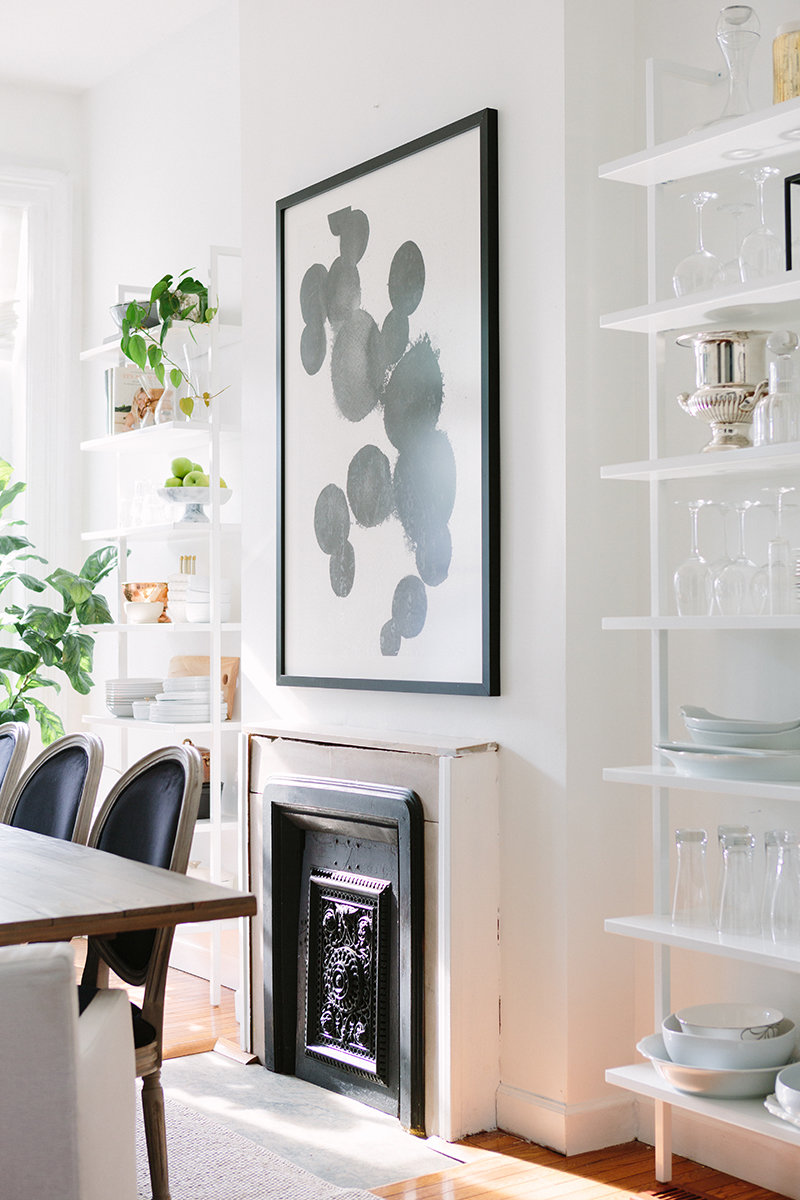 De blanco y muy sofisticada