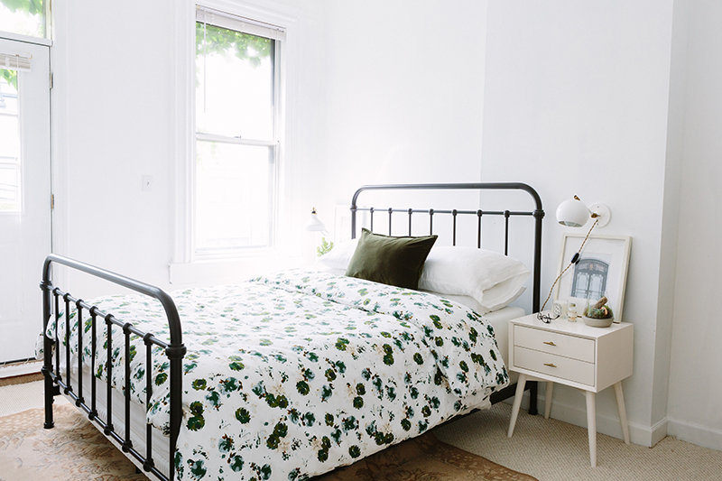 De blanco y muy sofisticada