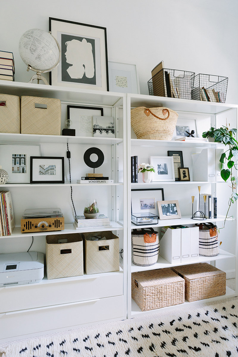 De blanco y muy sofisticada