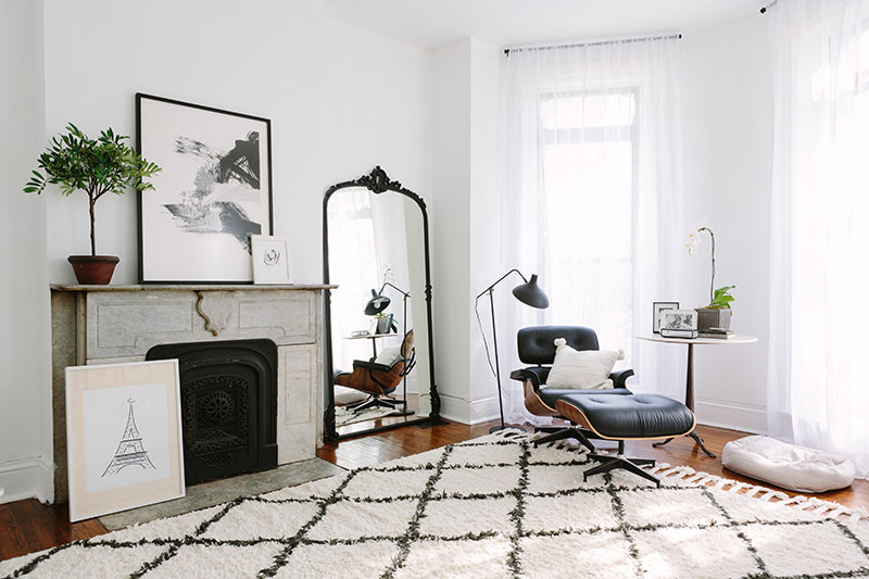 De blanco y muy sofisticada