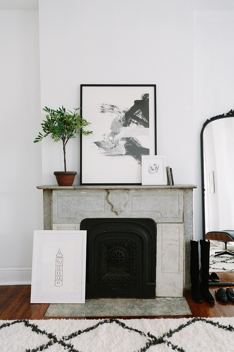 De blanco y muy sofisticada