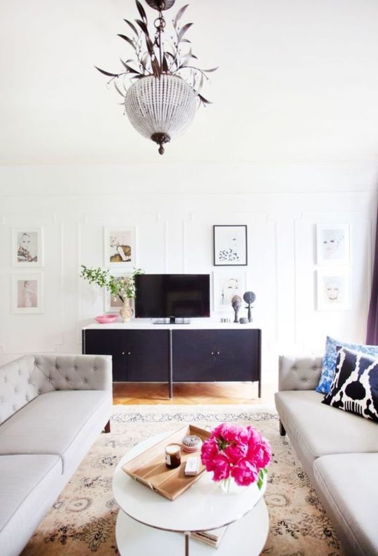 Cómo decorar la zona de la TV en el salón