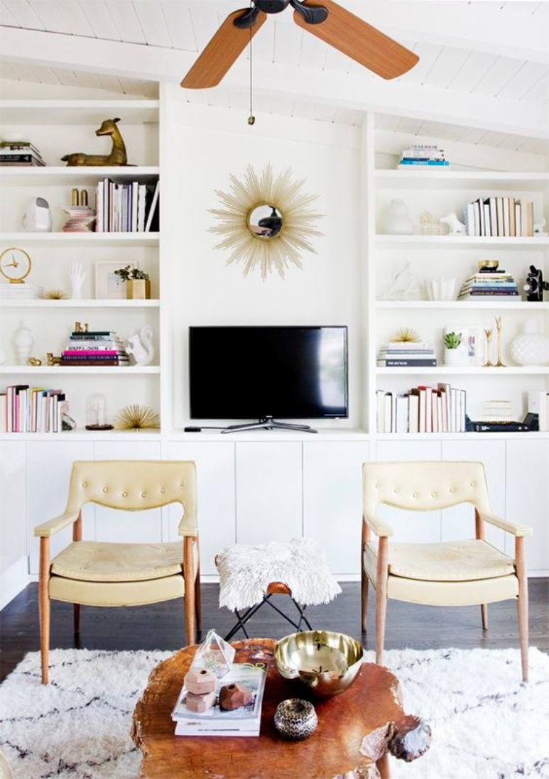 Cómo decorar la zona de la TV en el salón