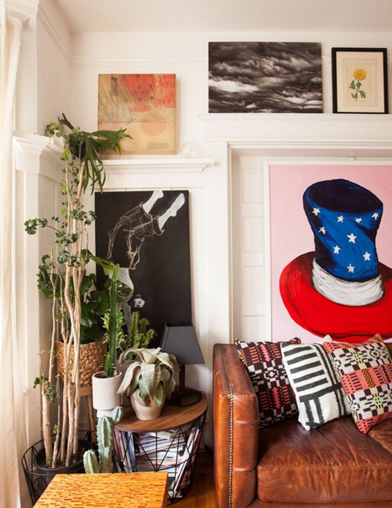 Apartamento lleno de creatividad y eclecticismo
