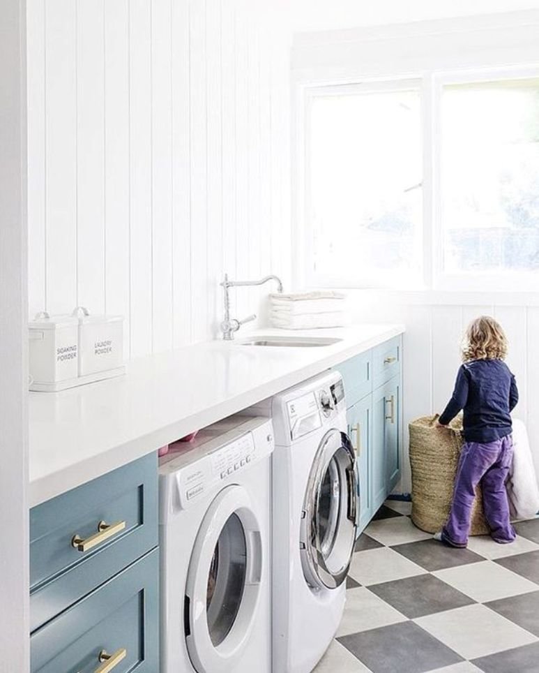 Dónde colocar el mueble de lavandería en tu hogar
