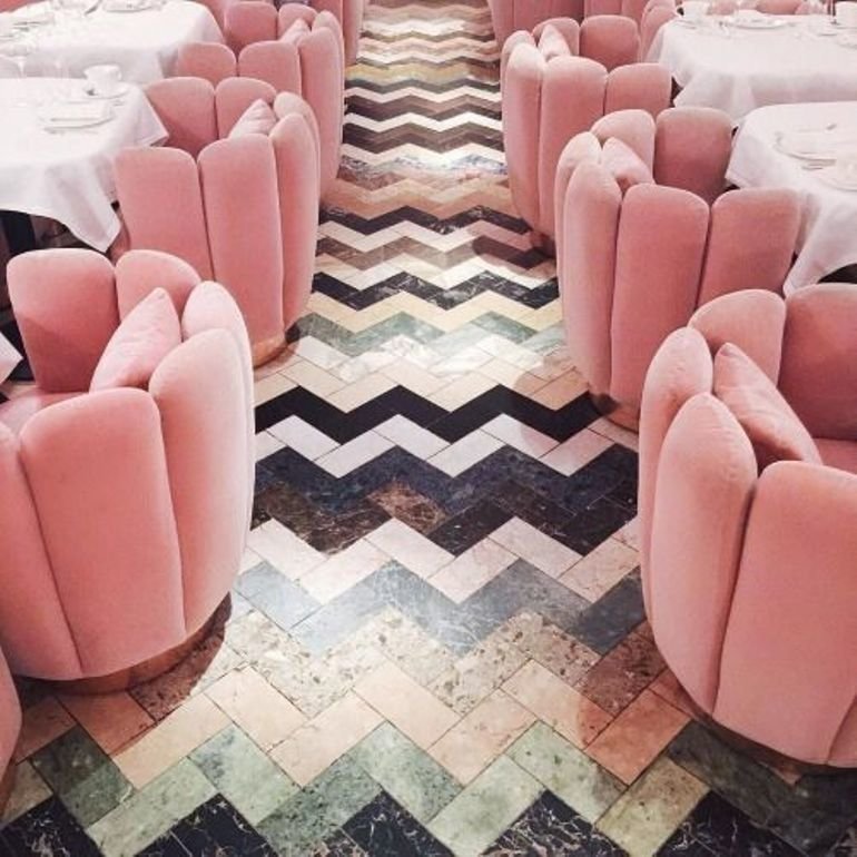 El mítico restaurante rosa de Londres