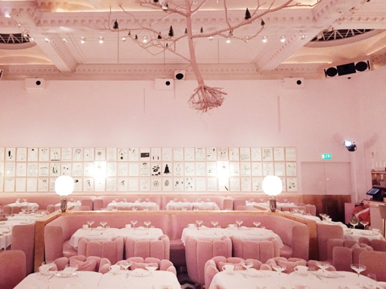 El mítico restaurante rosa de Londres