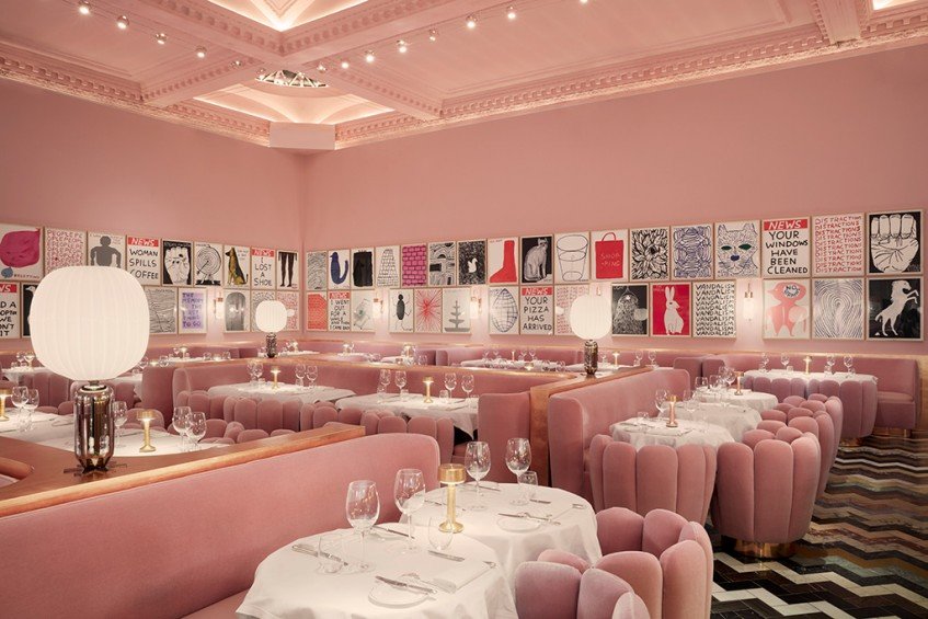 El mítico restaurante rosa de Londres