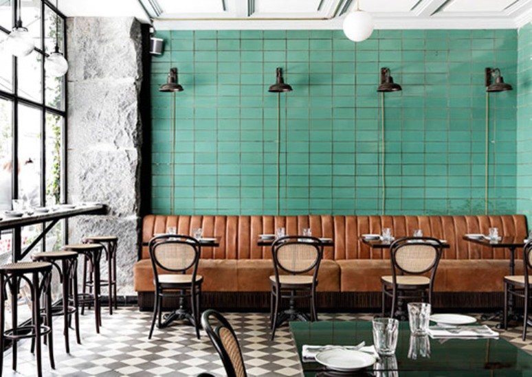 Un restaurante muy cool