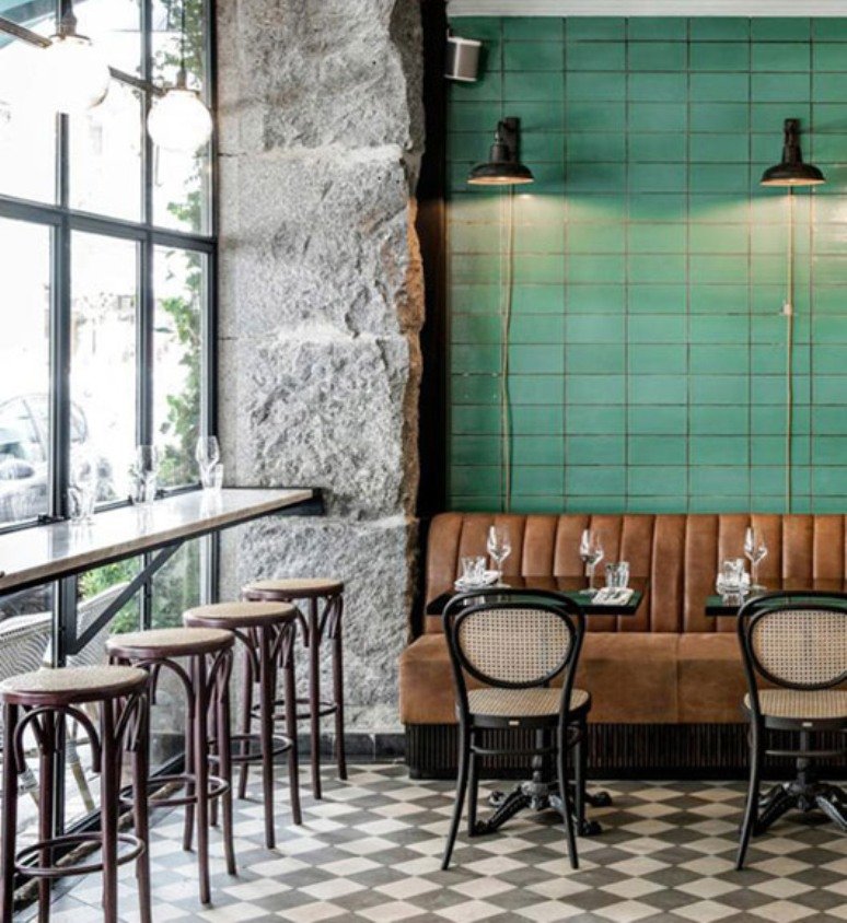 Un restaurante muy cool