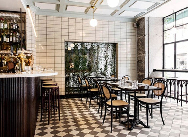 Un restaurante muy cool