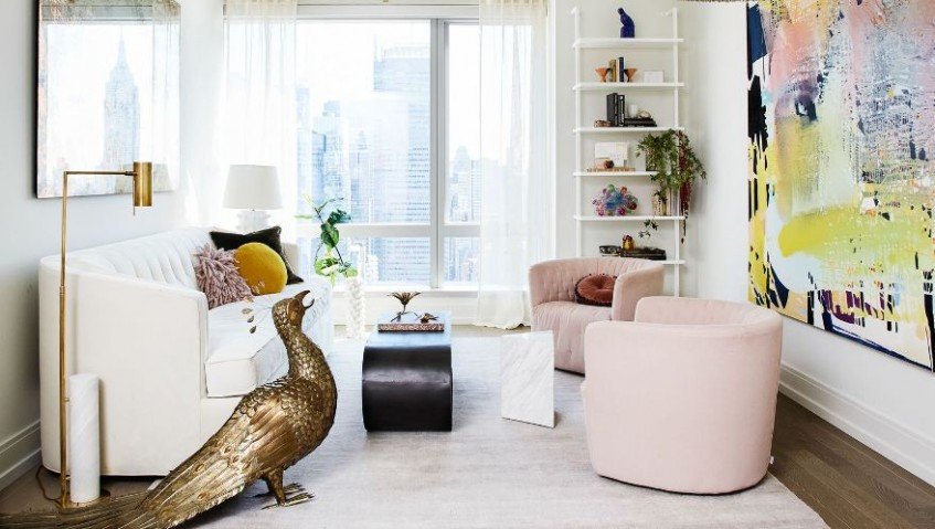 Un apartamento pequeño y femenino