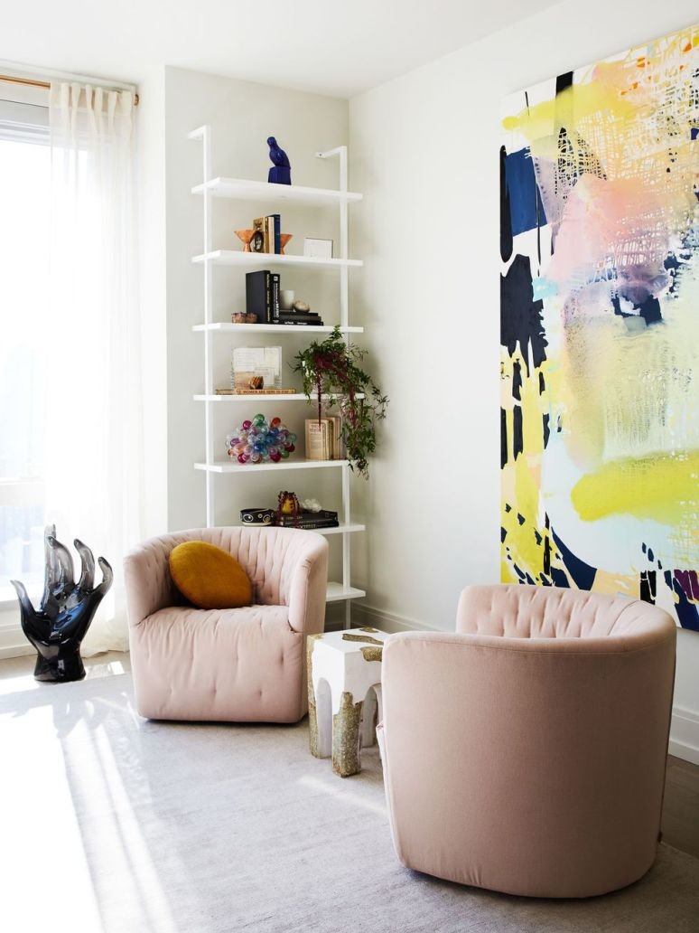 Un apartamento pequeño y femenino