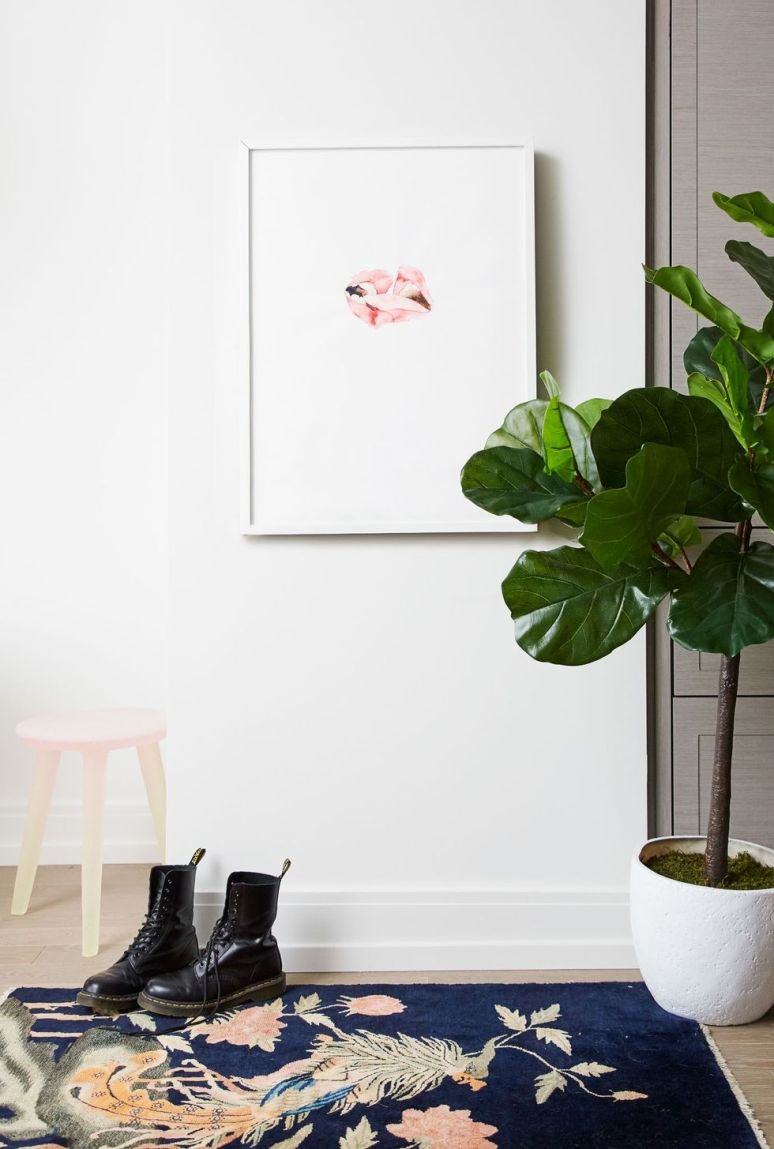 Un apartamento pequeño y femenino