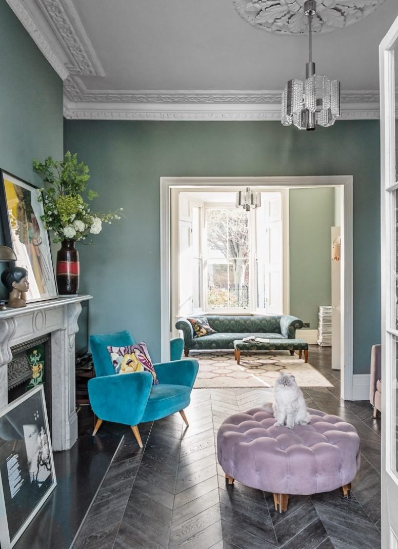 Sofisticada y ecléctica casa en Londres