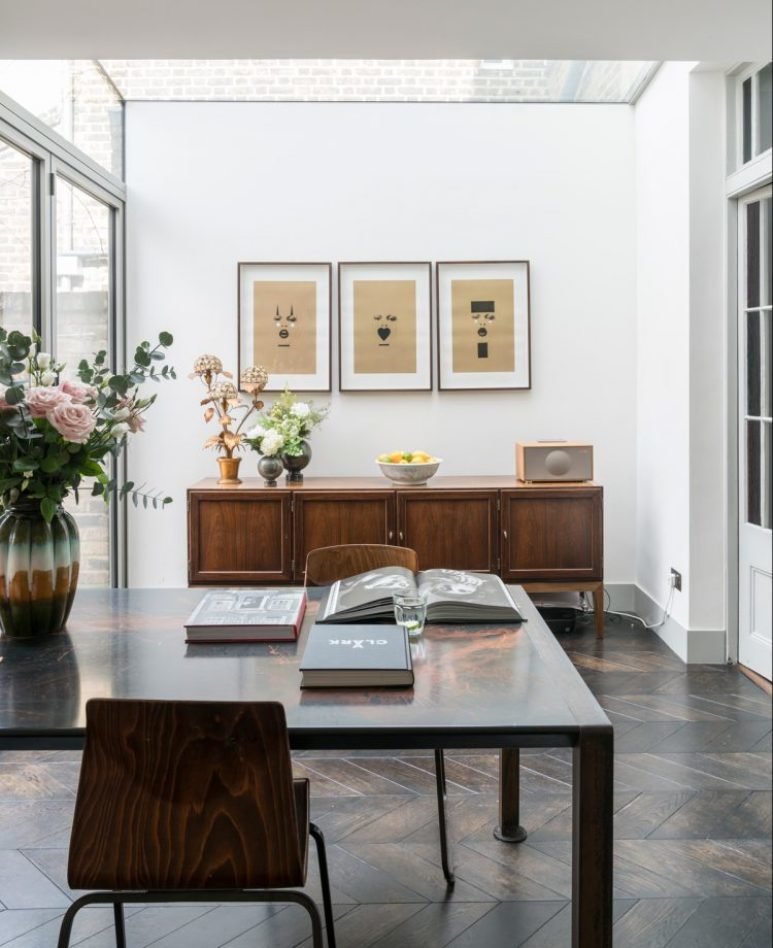 Sofisticada y ecléctica casa en Londres
