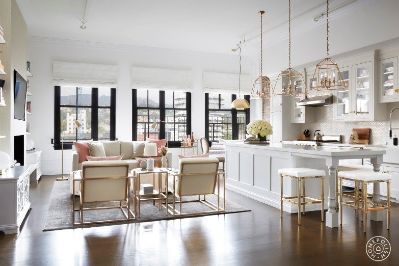 El brillante apartamento estilo Hollywood de Olivia Culpo