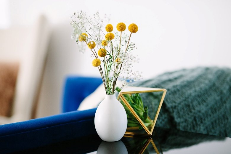 Elegancia y frescura en azul