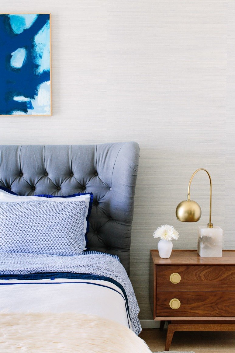 Elegancia y frescura en azul