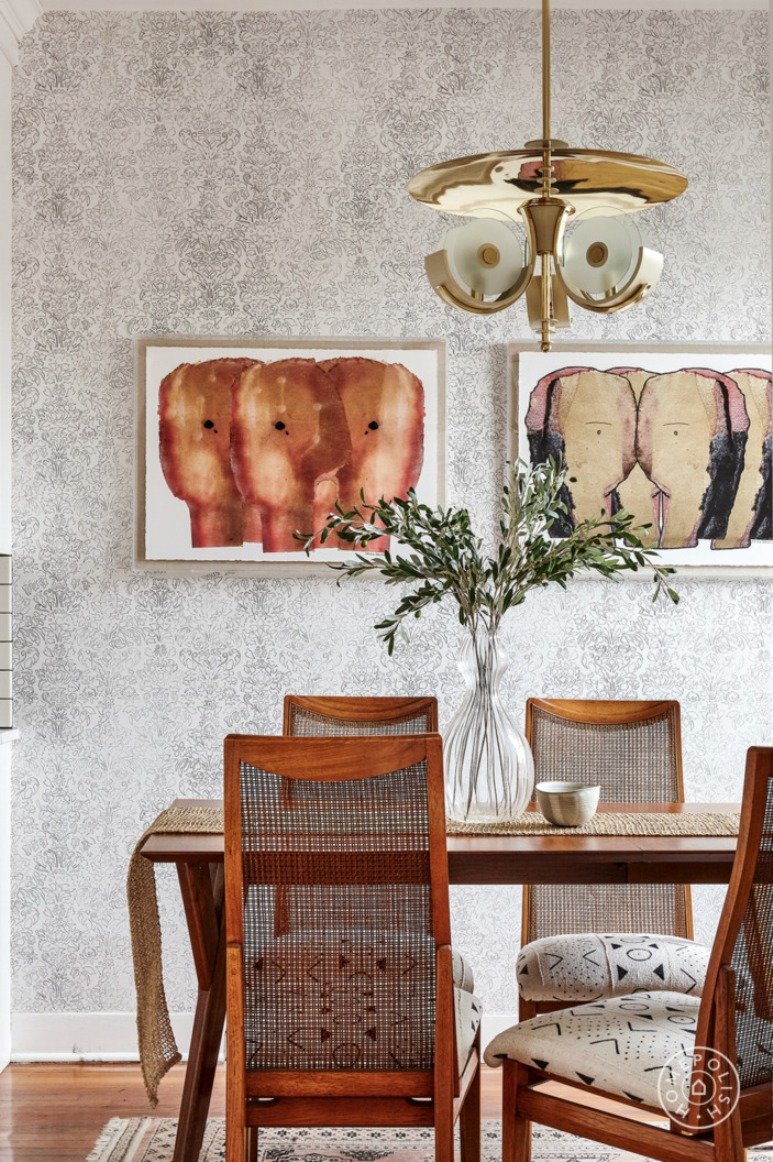 Una casa relajada con un toque bohemio