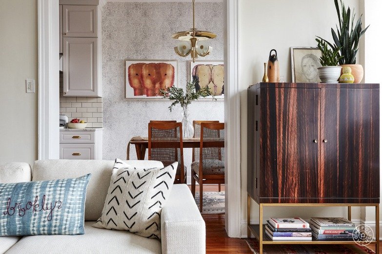 Una casa relajada con un toque bohemio