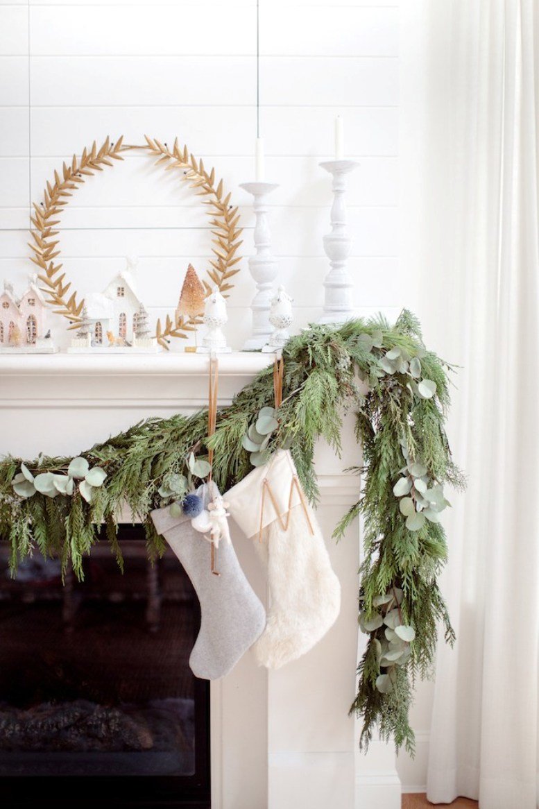 Las 12 mejores ideas para decorar tu chimenea por Navidad