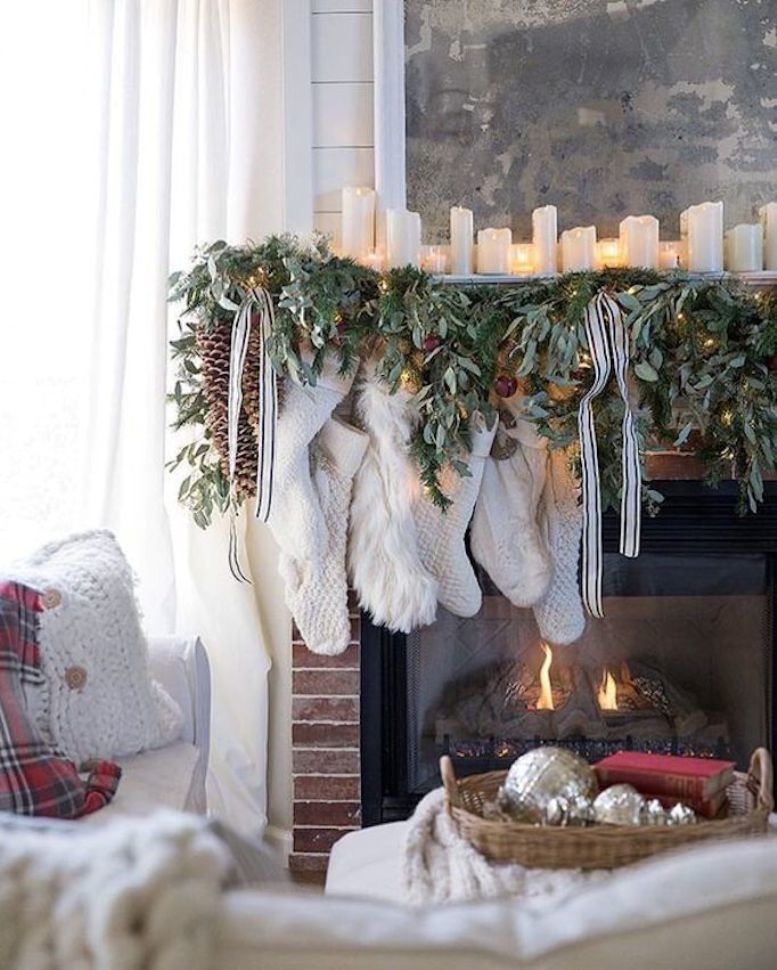 Las 12 mejores ideas para decorar tu chimenea por Navidad