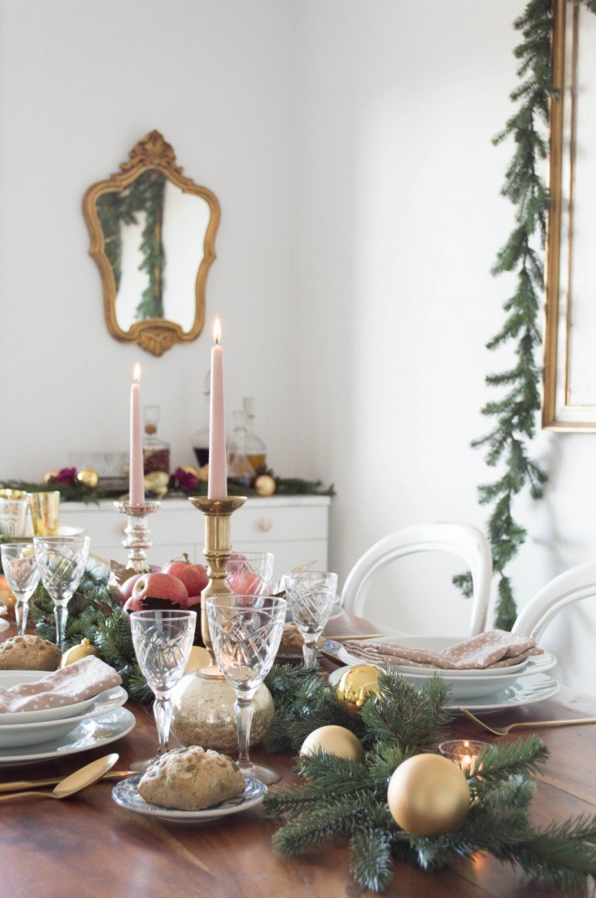 Decorar la mesa para Nochevieja con estilo Chic
