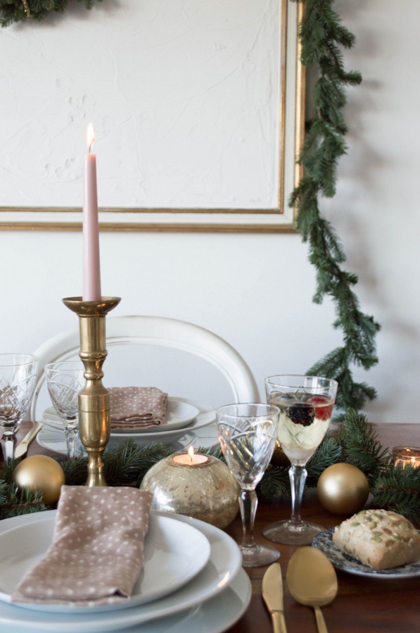 Decorar la mesa para Nochevieja con estilo Chic