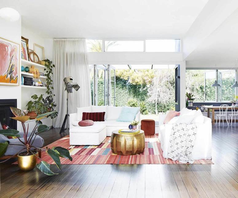 Una casa de campo moderna