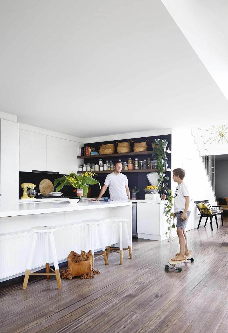 Una casa de campo moderna